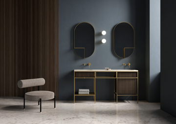 FRAME - Floor-standing double vanity unit with drawers by Ex.t - view 3