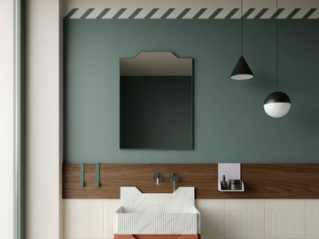 FRIEZE - Wall-mounted bathroom mirror by Ex.t - view 2