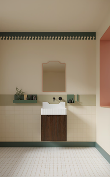FRIEZE - Waterproof bathroom wallpaper by Ex.t - view 3