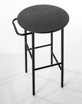 HANG TALL - High wooden stool by Ex.t - view 3