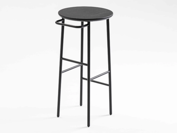 HANG TALL - High wooden stool by Ex.t - view 2