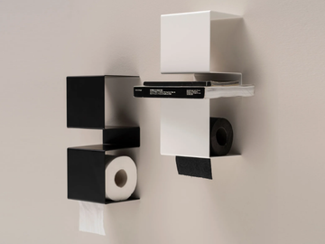 INTEAM - Stainless steel toilet roll holder by Ex.t - view 2