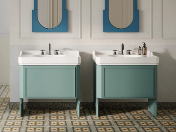 NOSTALGIA - Floor-standing MDF vanity unit with drawers by Ex.t - view 2