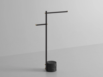 NOUVEAU - Metal toilet roll holder / towel rack by Ex.t - view 2