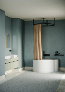 NOUVEAU - Fabric shower curtain by Ex.t - view 3