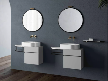 NOUVEAU - Wall-mounted single sectional vanity unit by Ex.t - view 2
