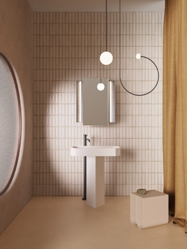 ORIGAMI - Livingtec® washbasin pedestal by Ex.t - view 3