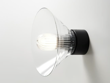 PEACOCK - LED Borosilicate glass wall lamp by Ex.t - view 2