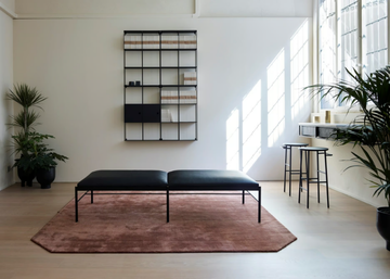 REST - Eco-leather Bathroom bench by Ex.t - view 3