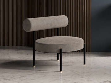 REST LOUNGE CHAIR - Upholstered velvet easy chair by Ex.t - view 2