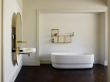 RIBBON - Freestanding oval Livingtec® bathtub by Ex.t - view 3
