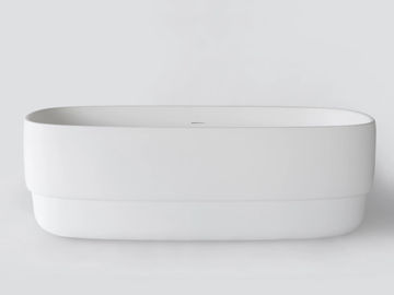 RIBBON - Freestanding oval Livingtec® bathtub by Ex.t - view 2
