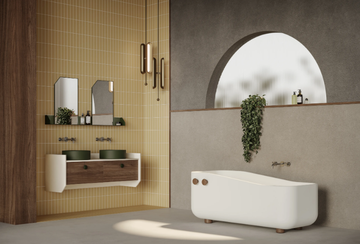 SWING - Double wall-mounted vanity unit with drawers by Ex.t - view 3