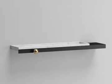 NOUVEAU - Wall-mounted marble soap dish by Ex.t - view 2