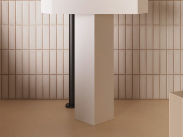 ORIGAMI - Livingtec® washbasin pedestal by Ex.t - view 2