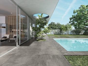 ÓPERA IRON - Porcelain stoneware flooring with concrete effect by Exagres - view 2