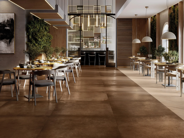 COSMOS CORTEN - Porcelain stoneware wall/floor tiles with metal effect by Exagres - view 2