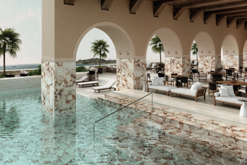 NUBIA - Porcelain stoneware wall/floor tiles with marble effect by Exagres - view 3