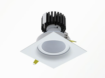 OUTSIDER EN - Square recessed ceiling aluminium spotlight by Exporlux - view 2