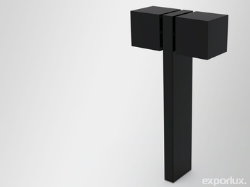 PACK PO - LED aluminium bollard light by Exporlux - view 2
