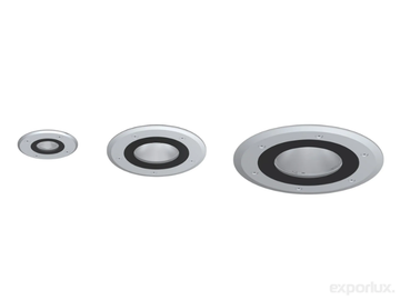 PISO TE EN - Recessed ceiling LED stainless steel Outdoor spotlight by Exporlux - view 2