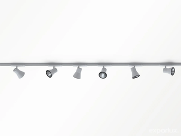 PURA CA - LED extruded aluminium track-Light by Exporlux - view 2