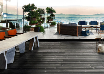 10TH JOINT - Rectangular marble garden table by Exteta - view 3