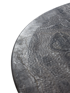 BISCUIT - Round low marble garden side table by Exteta - view 3