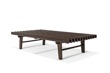ELBA - Low mahogany garden side table by Exteta - view 3