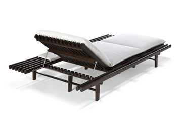 ELBA - Recliner mahogany sun lounger by Exteta - view 3