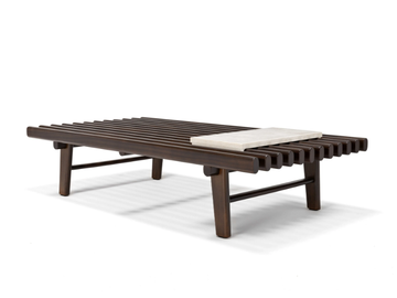 ELBA - Low mahogany garden side table by Exteta - view 2
