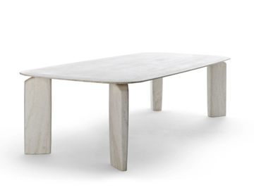 GIOTTO - Rectangular travertine garden table by Exteta - view 2