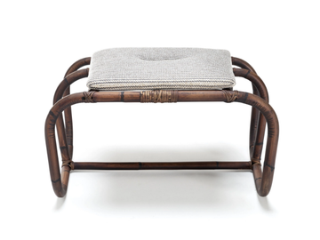 JUNGLE - Rectangular juncus garden footstool by Exteta - view 3