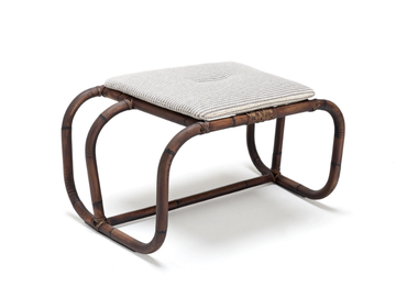 JUNGLE - Rectangular juncus garden footstool by Exteta - view 2