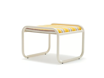 LOCUS SOLUS JACQUEMUS + EXTETA SPECIAL RE-EDITION - Square fabric garden footstool by Exteta - view 2