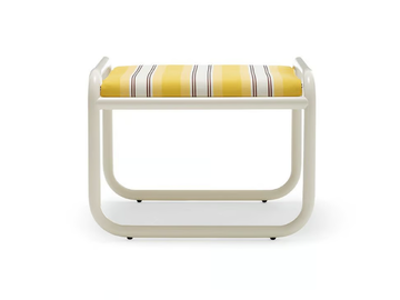 LOCUS SOLUS JACQUEMUS + EXTETA SPECIAL RE-EDITION - Square fabric garden footstool by Exteta - view 3
