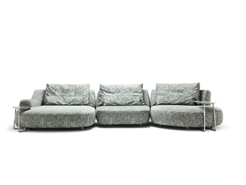 MOONLIGHT - Sectional modular fabric garden sofa by Exteta - view 2