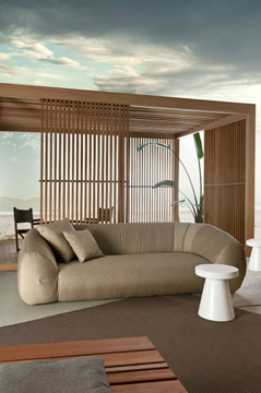 PALAU - 3 seater fabric garden sofa by Exteta - view 3