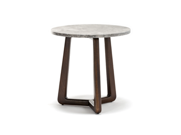 SUNSET - Round Bardiglio marble coffee table by Exteta - view 2