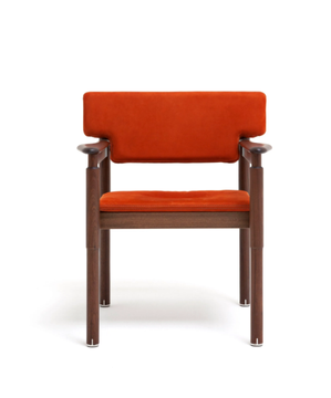 VIESTE - Fabric and mahogany garden chair with armrests by Exteta - view 3