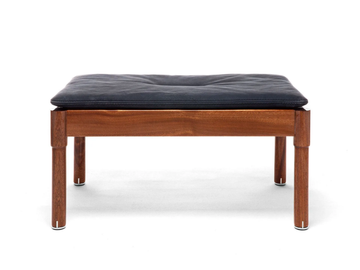 VIESTE - Rectangular leather garden footstool by Exteta - view 2