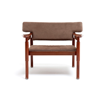 VIESTE - Leather garden armchair with armrests by Exteta - view 3