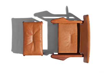 VIESTE - Rectangular leather garden footstool by Exteta - view 3