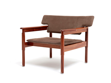 VIESTE - Leather garden armchair with armrests by Exteta - view 2