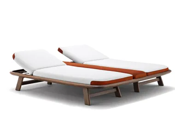 10TH TELLARO - Mahogany garden bed with castors by Exteta - view 2