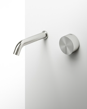 ACQUIFERO - 2 hole wall-mounted stainless steel washbasin tap by FALPER - view 3