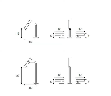 CILINDRO - 3 hole countertop stainless steel washbasin tap by FALPER - view 3