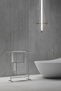 CILINDRO - Standing stainless steel towel rack by FALPER - view 3