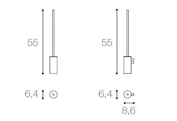 CILINDRO - Stainless steel toilet brush by FALPER - view 3