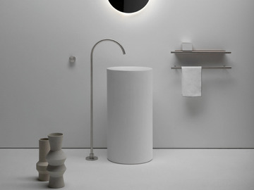 FONTANA - Freestanding Cristalplant® washbasin by FALPER - view 2